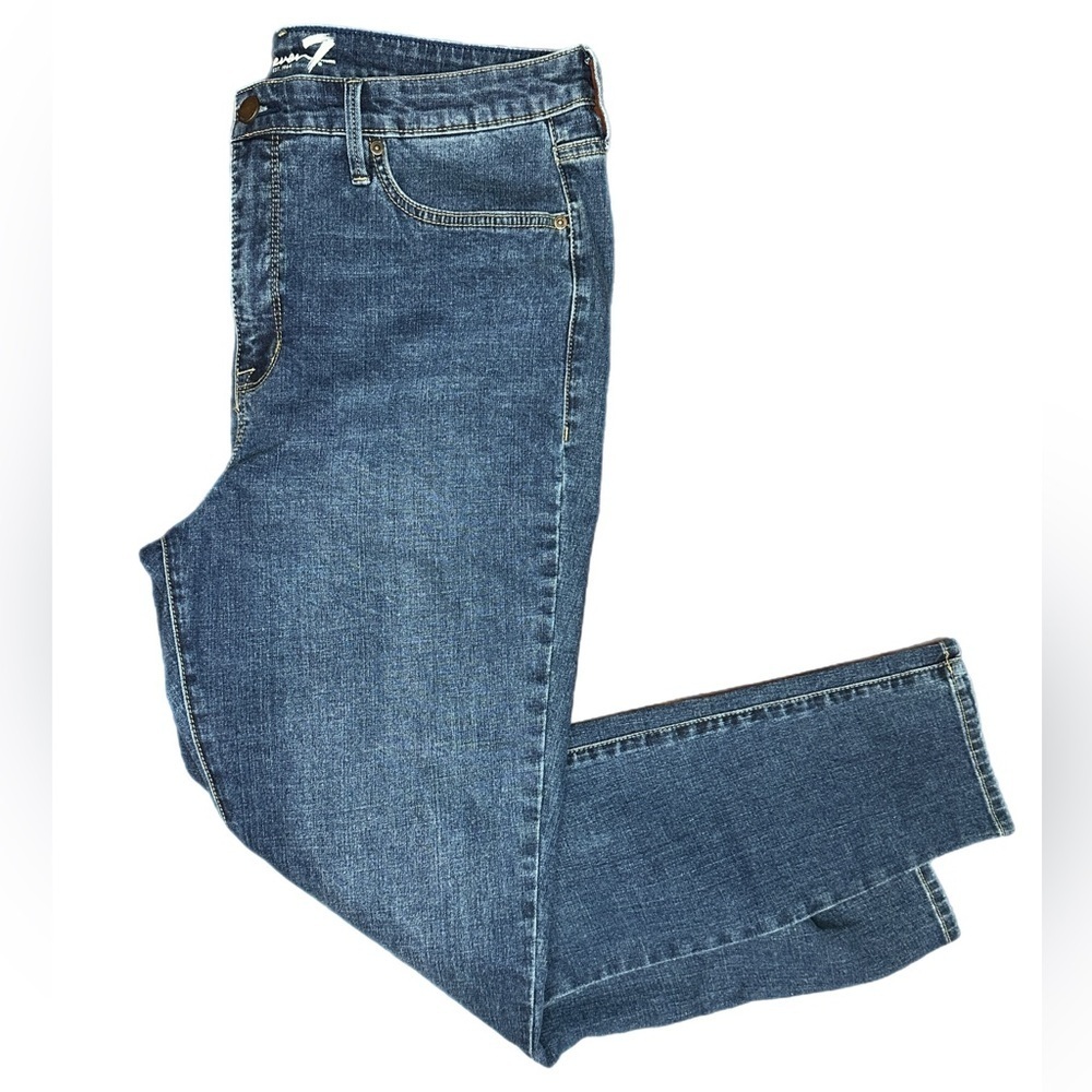 Seven7 Women’s Skinny Blue Jeans